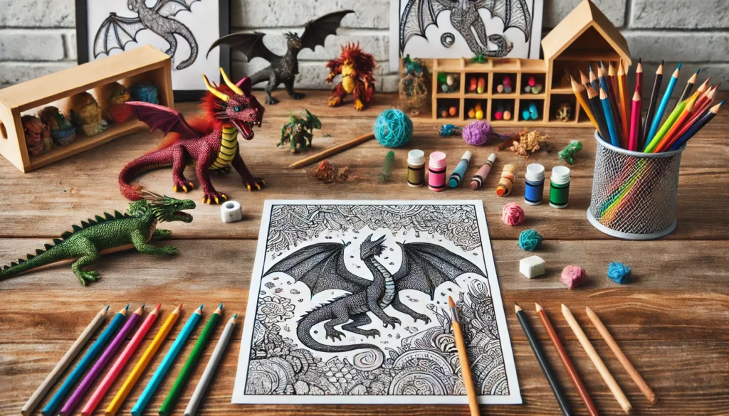 Dragon coloring pages 19