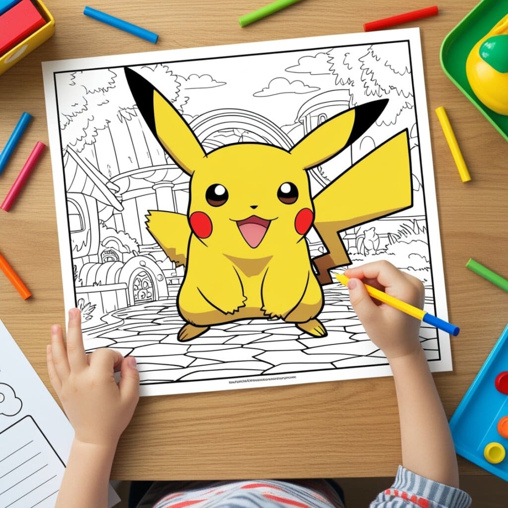 Pokemon coloring pages 4