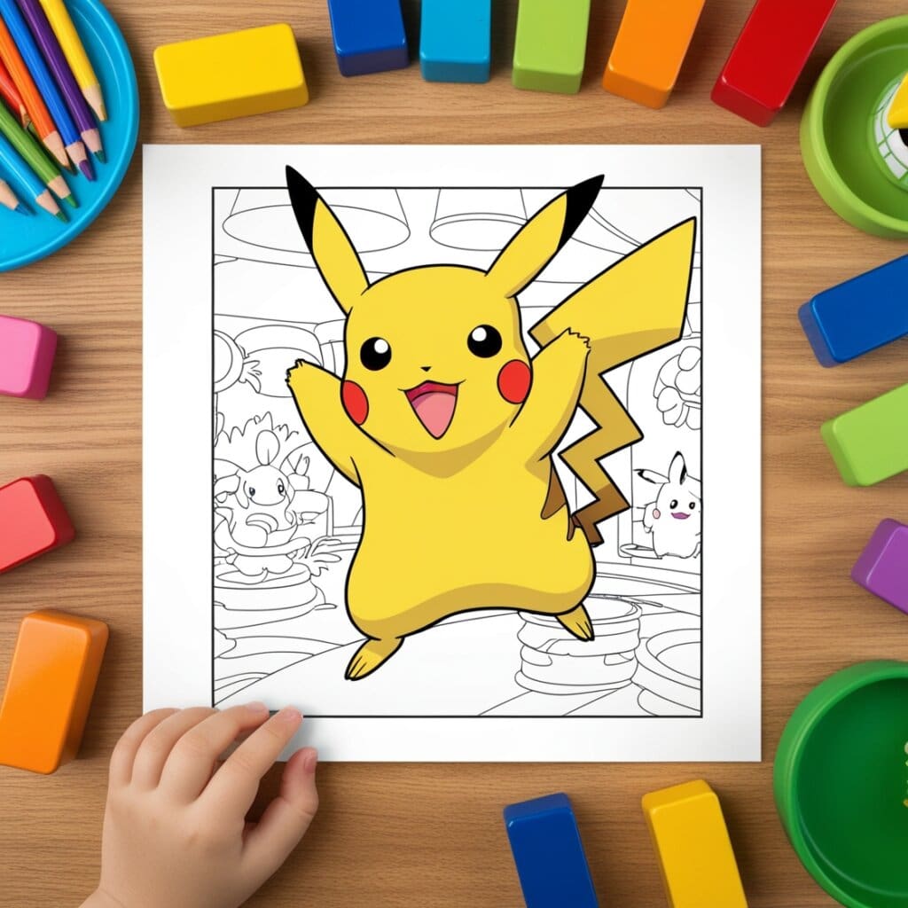 Pokemon coloring pages 6