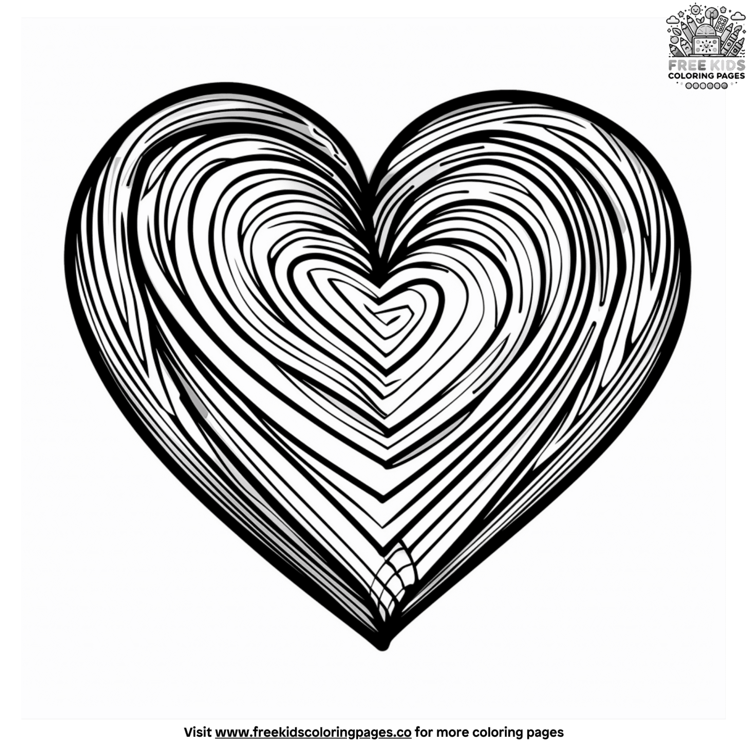 Anatomical Heart Coloring Pages For Kids Free Printable Sheets