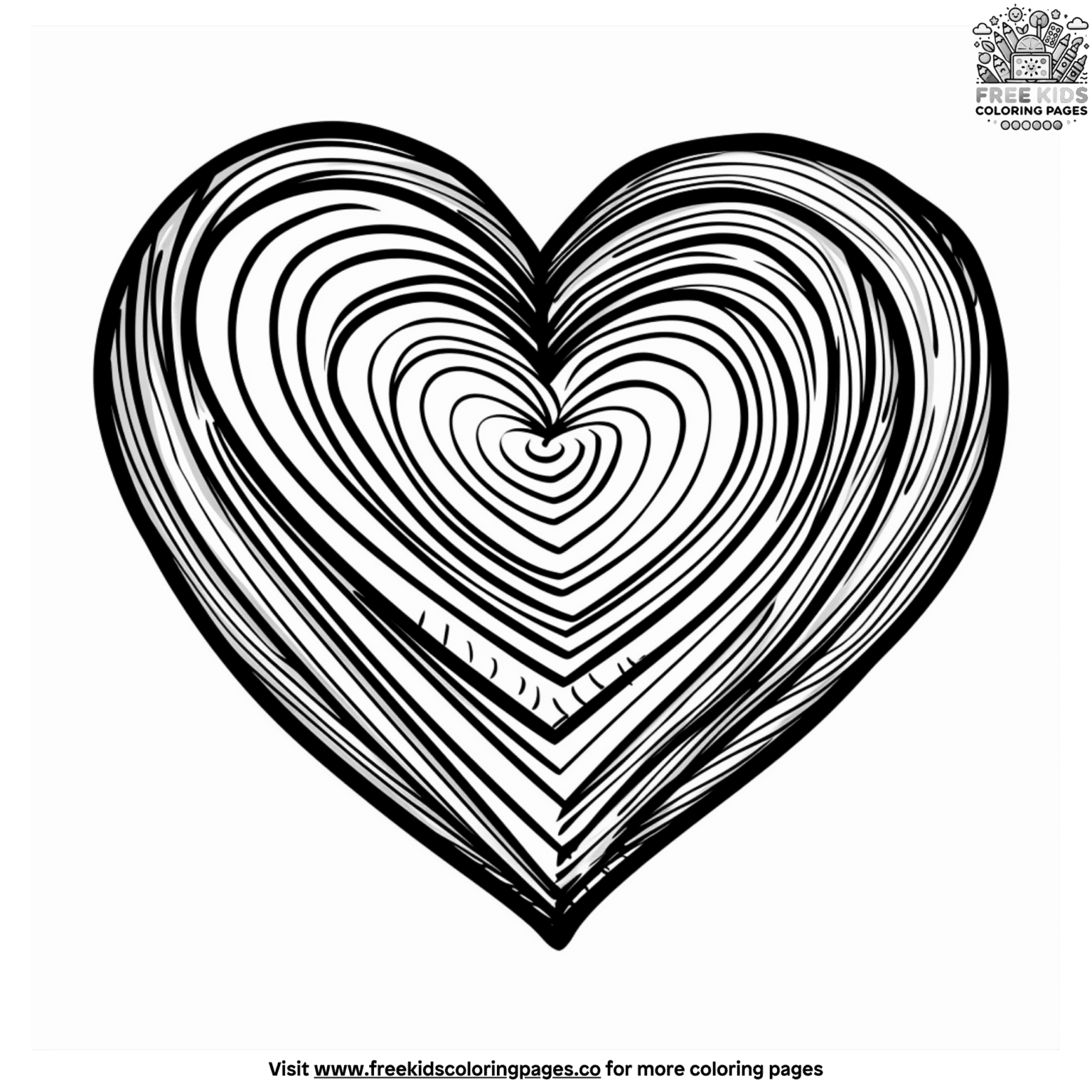 Anatomical Heart Coloring Pages For Kids Free Printable Sheets