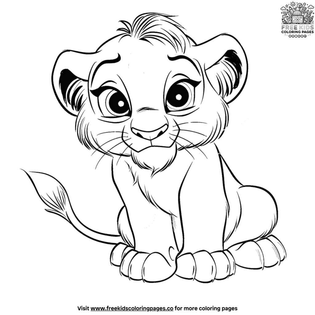 Adorable Cute Baby Animal Coloring Pages: Perfect For Little Hands