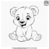 baby bear coloring pages