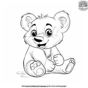 Cute Baby Bear Coloring Pages: Perfect For Little Ones