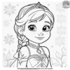 Baby Frozen Coloring Pages