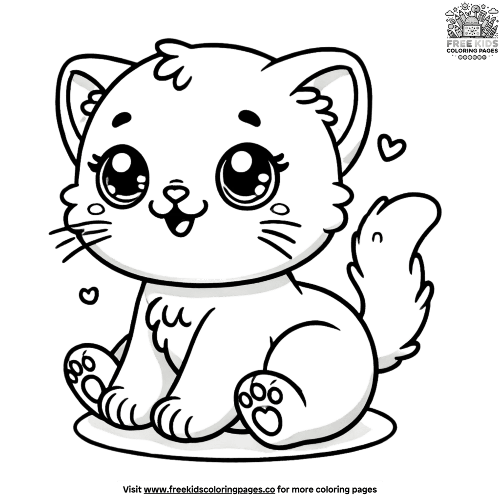 Charming Baby Kitten Coloring Pages To Brighten Your Day