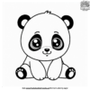 Cuddly Baby Panda Coloring Pages