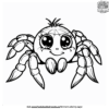 Baby Spider Coloring Pages