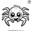 Sweet Baby Spider Coloring Pages