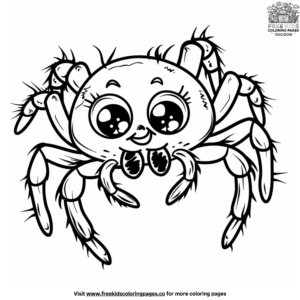 Baby Spider Coloring Pages