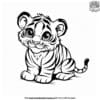 Baby Tiger Coloring Pages