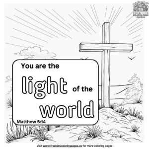 Bible Verse Coloring Pages for Preschoolers