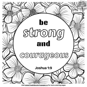 Faith-building Bible Verse Coloring Pages