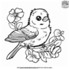 Charming Cute Bird Coloring Pages: Perfect For Little Artists