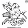 Stunning Cute Bird Coloring Pages: Perfect For Little Artists