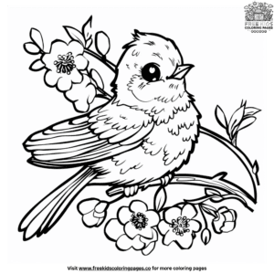 Stunning Cute Bird Coloring Pages: Perfect For Little Artists