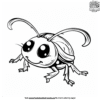 Bug With Big Eyes Coloring Pages