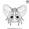 Scary Eyes Bug Coloring Pages