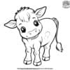 Charming Cute Cow Coloring Pages For Kids