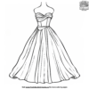 Cute Dress Coloring Pages