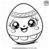 Cute Easter Egg Coloring Pages