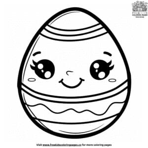 Animated easter egg coloring pages