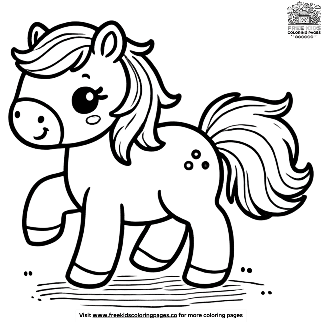 adorably-cute-horse-coloring-pages