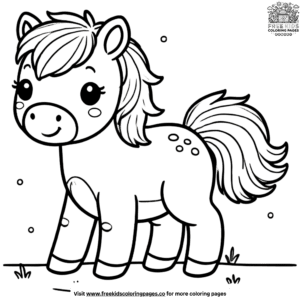 Heartwarming Horse Coloring Pages