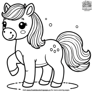 Appealing horse coloring pages