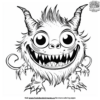 Cute Monster Coloring Pages
