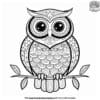 Delightful Cute Owl Coloring Pages: Perfect For Little Artists