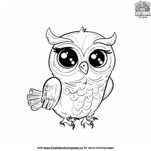 Adorable Cute Owl Coloring Pages: Perfect for Little Artists