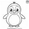 Playful Cute Penguin Coloring Pages For Kids