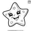 Kawaii Star Coloring Pages