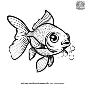 Cute Fish Coloring Pages for Kids