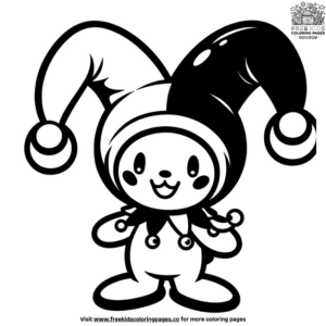Adorable Kuromi Cute Coloring Pages for Kids