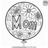 Precious Mother's Day Coloring Pages for Toddlers