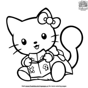 Sanrio Hello Kitty Coloring Pages