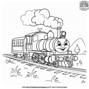 Toddler Train Coloring Pages