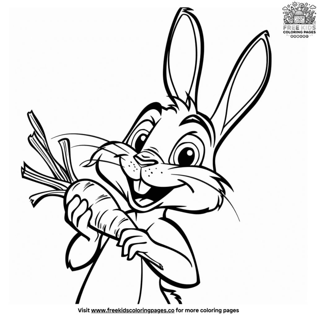 Cute cartoon coloring pages