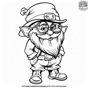 Cute Leprechaun Coloring Pages