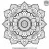 Adorable and Cute Mandala Coloring Pages