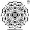 Adorable and Cute Mandala Coloring Pages
