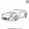 Fast Sports Car Coloring Pages