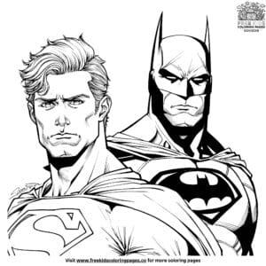 Fun Superhero Team Coloring Pages