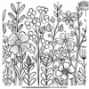 Aesthetic Plant Coloring Pages