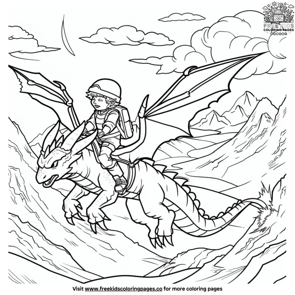 Cool cartoon coloring pages