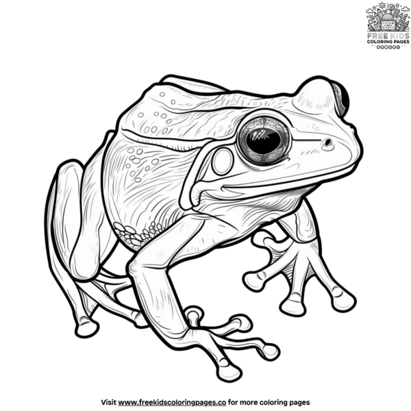 Beautiful Aesthetic Frog Coloring Pages for Creative Fun