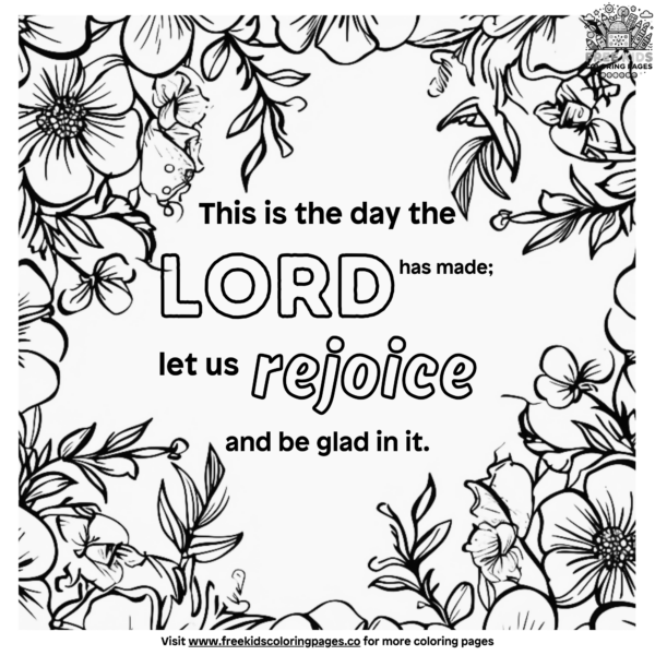 Bible Verse Coloring Pages for Kids