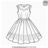 Little Girl Dress Coloring Pages